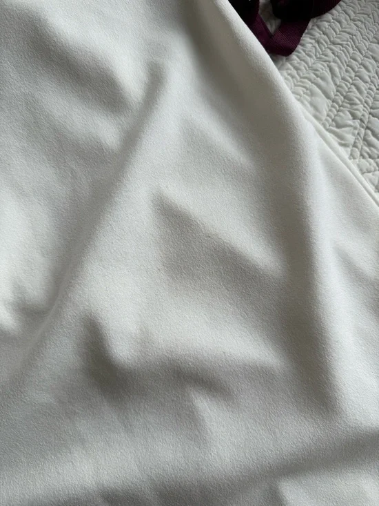 Ina White Cold-Shoulder Ruffle Mini Dress - Picture 5 of 5